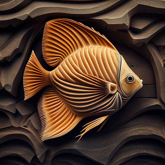 3D модель Болівійська риба-метелик (STL)
